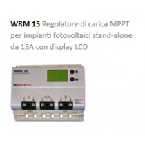 WRM15 Regolatore di carica MPPT per impianti fotovoltaici stand-alone da 15A con display LCD ( WRM 15 )